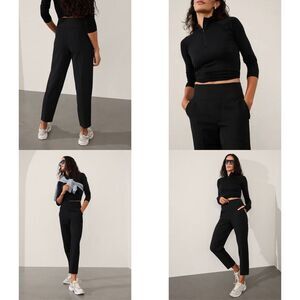 Athleta Endless High Rise Pants, Black, Size 10 Regular